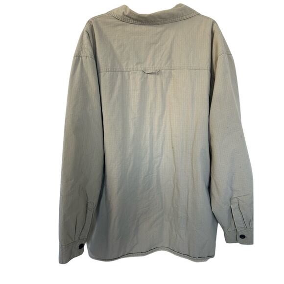 Levi’s Men’s Beige Sherpa Fleece Button-Down Jacket - Picture 2 of 3
